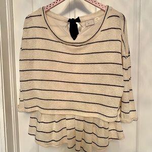 Vintage Peplum Anthropologie Flouncy Blouse